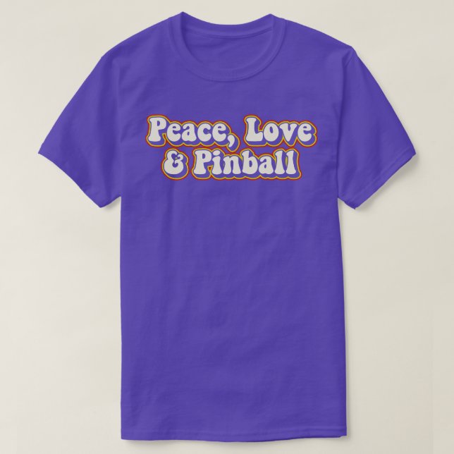 och Pinball Maskiner Arcade Funny Game T Shirt (Design framsida)