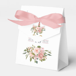  och Ro Guld Blommigt Unicorn Baby Shower Presentaskar