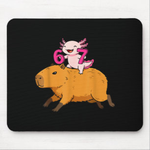 Och rolig sex sju kawaii axolotl capybara musmatta