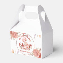 och Rosa Bear Baby Shower Presentaskar