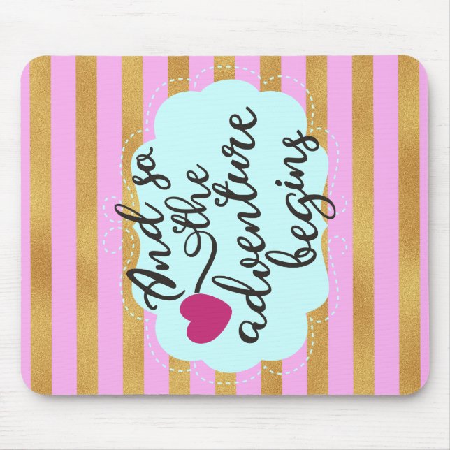 Och så börjar Äventyr citera musknapp Musmatta (Framsidan)