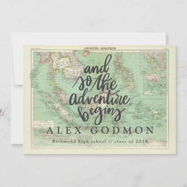 Och så börjar äventyr meddelande (Framsida)