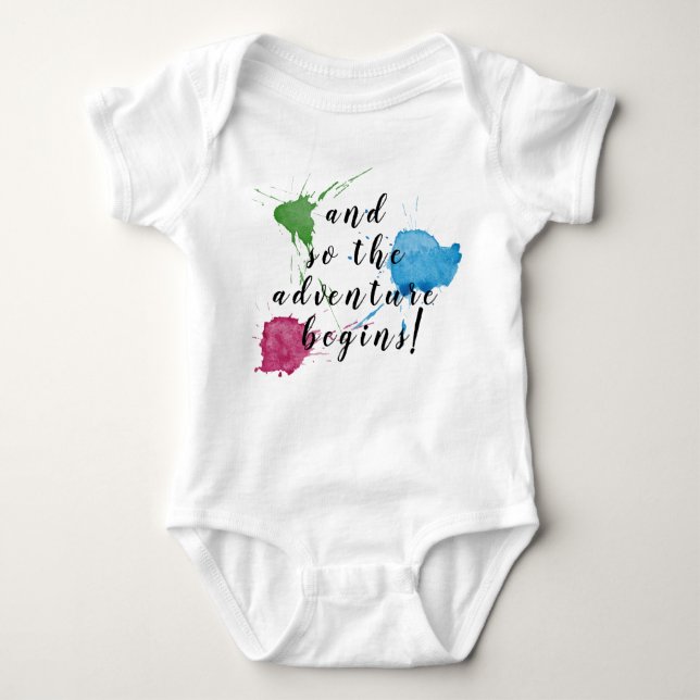 Och så börjar Äventyr! T Shirt (Framsida)