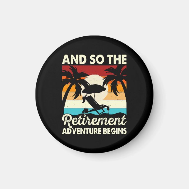 Och så börjar pensionsäventyret magnet (Framsidan)