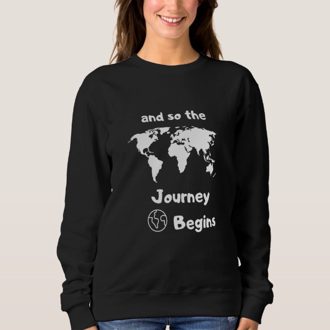 Och så börjar resan t shirt (Framsida)