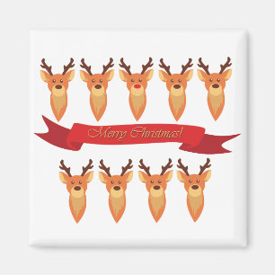 och Santa's Reindeer Magnet