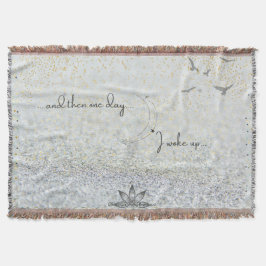 ..och sedan en dag Throw Blanket Filt