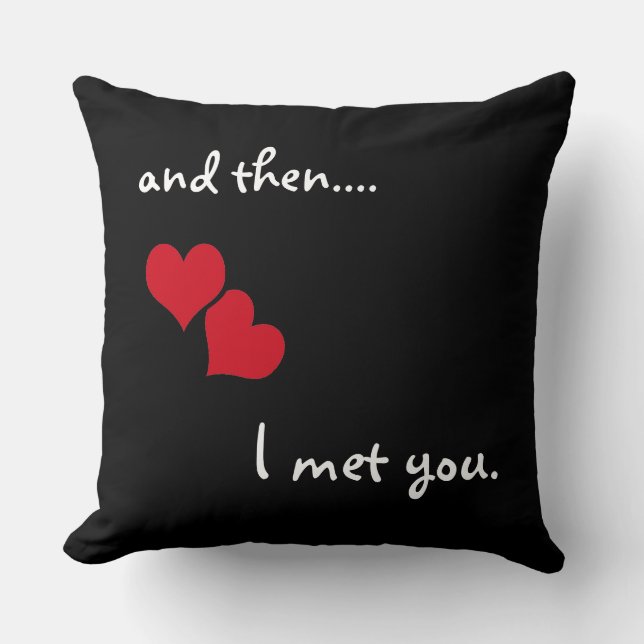 Och sedan... Jag mötte dig Kudde (Framsida)