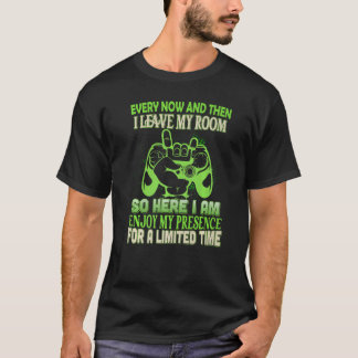 Och sen Lämnar jag mitt rums videospel T Shirt