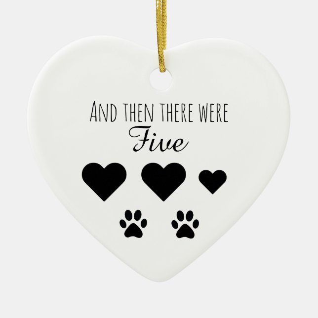 Och sen var det fem julgransprydnad keramik (Framsidan)