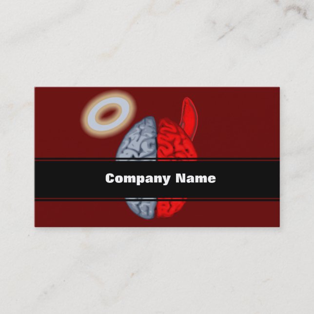 Och slaget är på (Bra mot ondska) Visitkort (Framsida)