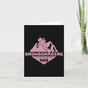 Och snöbänksbergen Snowboarder W Kort
