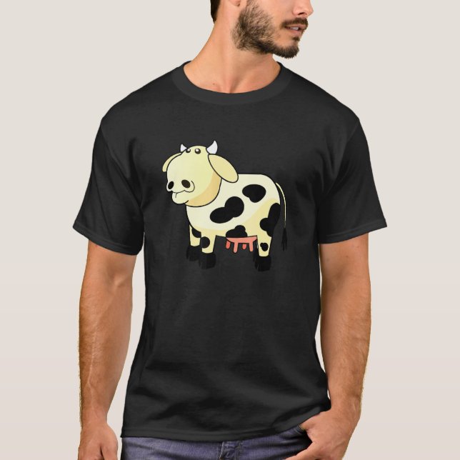 Och söt ranchmamma ko t shirt (Framsida)