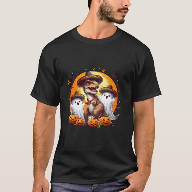 och Spöken med Mariachi Hats T Shirt (Framsida)