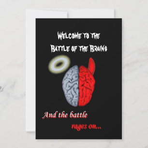 Och striderna är på (Bra mot ondska) Inbjudningar