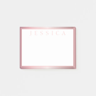 och subtila Ro Ombre Ditt namn Post-it Block