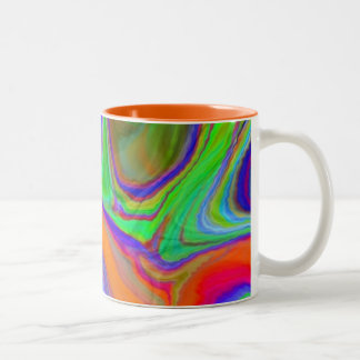 "och tajma därefter rynkig" kaffemug~! Två-Tonad mugg