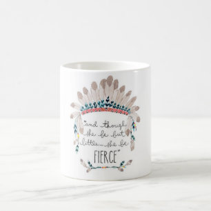 Och though är hon, men lite, är hon våldsam… kaffemugg