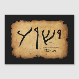 … och thoushaltappell hans kända "Yeshua