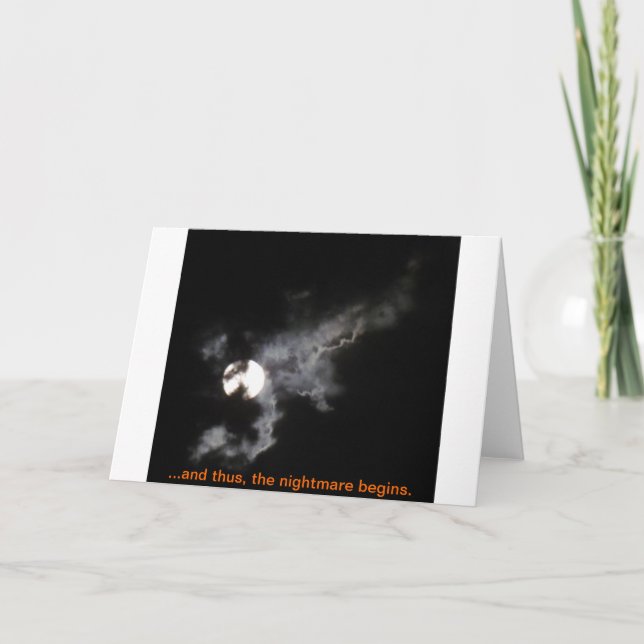 … Och Thus, börjar mardrömmen Kort (Framsida)