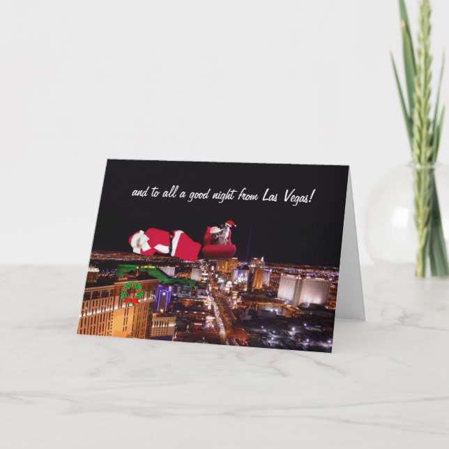 och till all bra natt från det Las Vegas kortet Helgkort (Framsida)