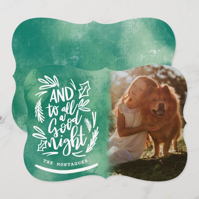 OCH TILL ALLA BRA KVÄLL INBJUDNINGAR (Fram/baksida)