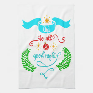 Och till alla Bra Nattjul, Typografi, ZSG Kökshandduk