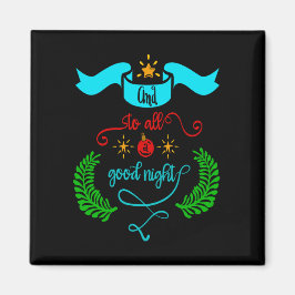 Och till alla Bra Nattjul, Typografi, ZSG Magnet