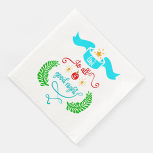 Och till alla Bra Nattjul, Typografi, ZSG Pappersservett