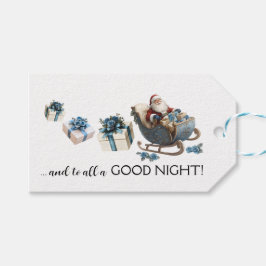 Och till alla, en Bra natt Presentetikett