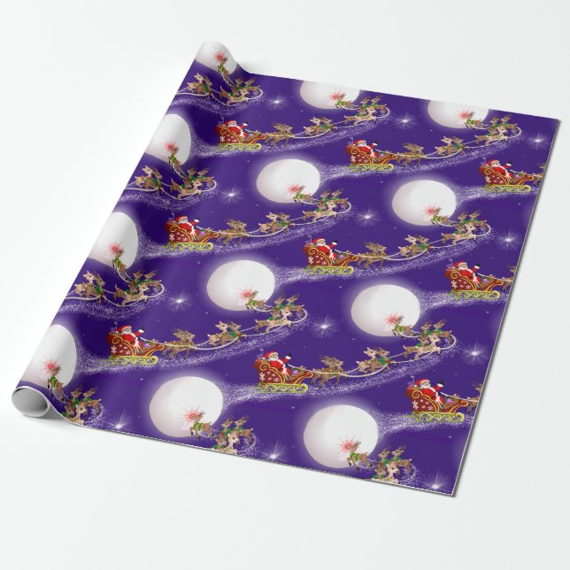 Och till alla en Bra Natt Wrapping Papper Medium Presentpapper (Utrullad)