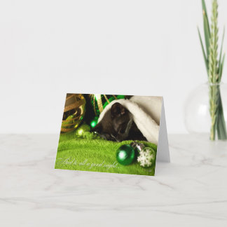 Och till allt ett kattungekort för bra natt helgkort