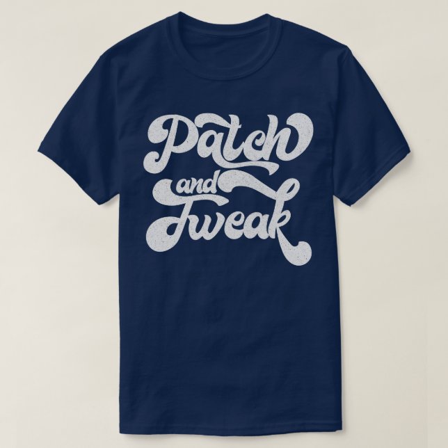 Och Tsvag modulärAnalog Synth Älskare Design 1 T Shirt (Design framsida)
