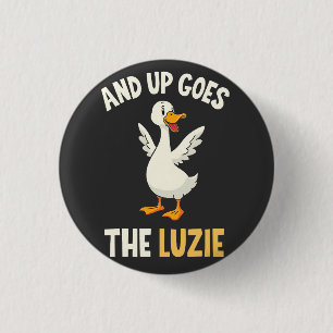 Och upp och ner går Luzie Funny Goose Älskare Knapp