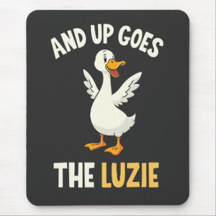 Och upp och ner går Luzie Funny Goose Älskare Musmatta