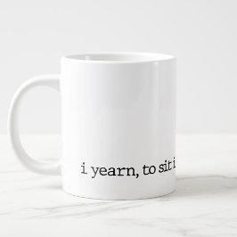 "...och vara." Specialpoetry Mugg Jumbo Mugg