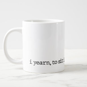"...och vara." Specialpoetry Mugg Jumbo Mugg