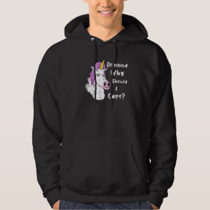 Och varför ska jag bry mig om Sarcastic Unicorn? Hoodie