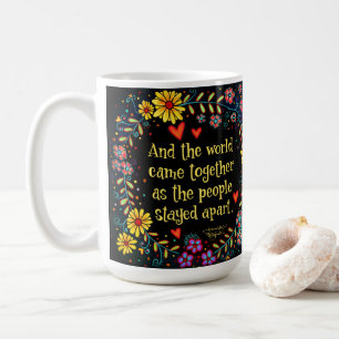 Och världen citerade tillsammans "Inspirief" Kaffemugg