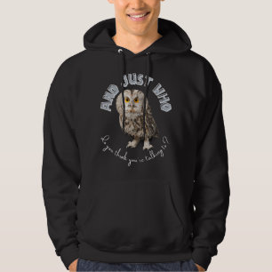 Och vem Tänkor du dig till? Hoodie