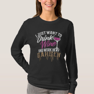 och Vin Shirt Drink Vin och Work in Ga T