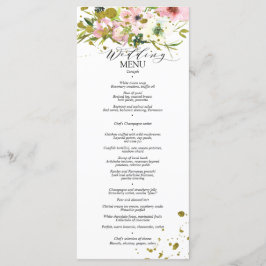  och vit ros med guld stänk meny