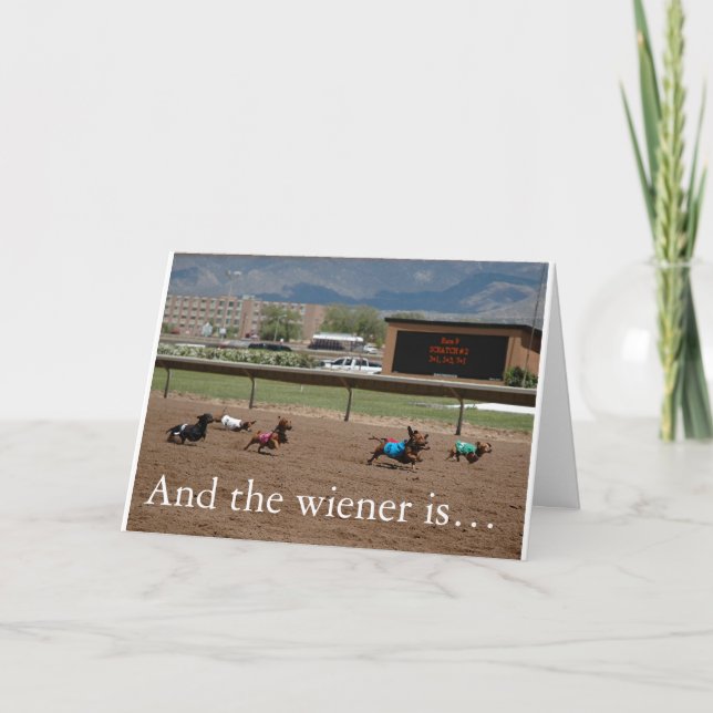 Och wieneren är… kort (Framsida)