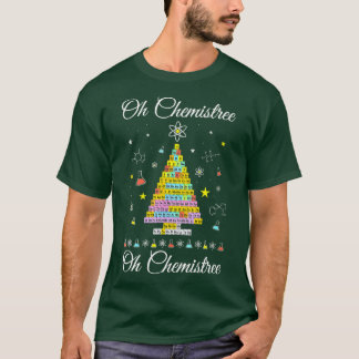 Ochemistree Colorful Periodic able Inslag Chem T Shirt