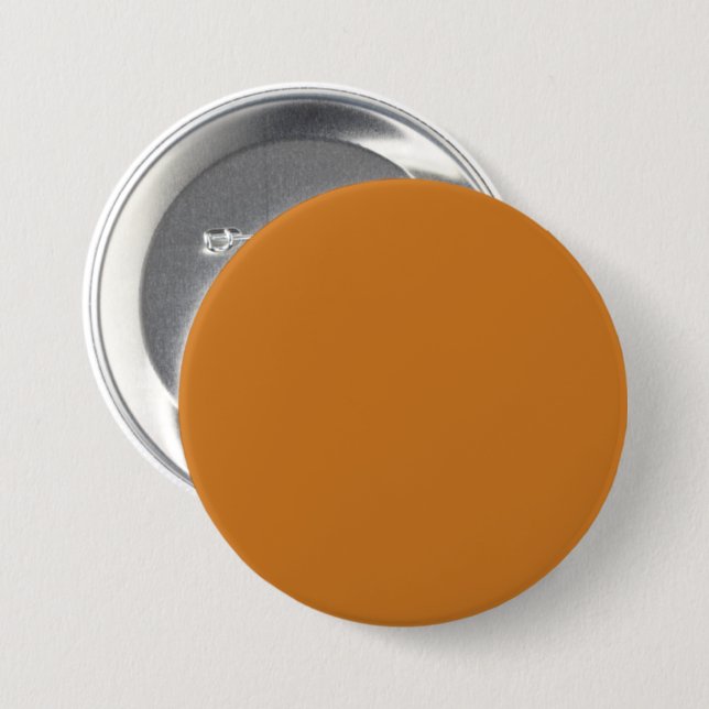 Ocher Orange CC7722 Färg - lägg till ditt namnalte Knapp (Framsida & baksida)