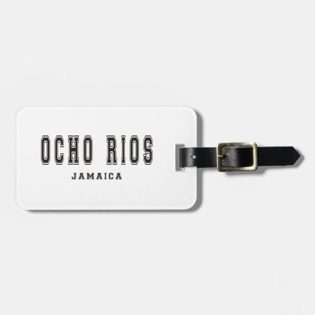 Ocho Rios Jamaica Bagagebricka (Horisontell Framsida)