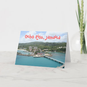 Ocho Rios, Jamaica hälsningkort Kort