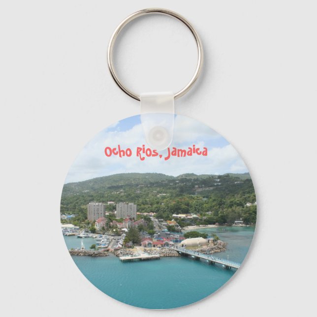 Ocho Rios, Jamaica Keychain Nyckelring (Framsida)
