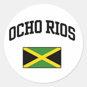 Ocho Rios Jamaica Runt Klistermärke