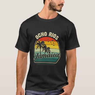 Ocho Rios Strand Jamaica Sommarlov Palm T Shirt